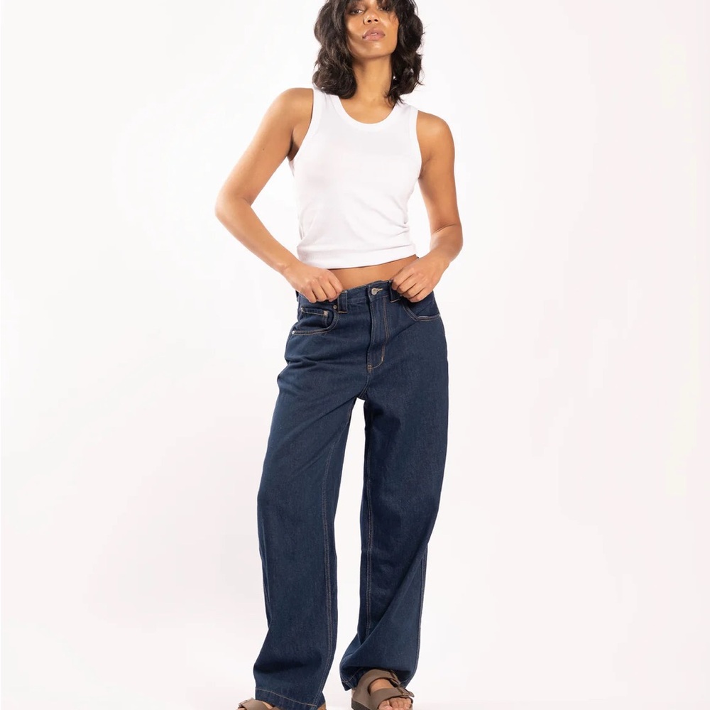 ZGY Slouchy & Loose Women's Blue Jeans